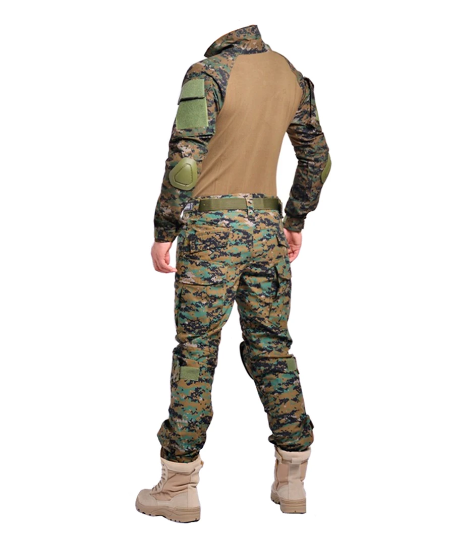 Тактический военная Униформа USMC лягушка II Ranger Inspire Airsoft Пейнтбол боевой форма