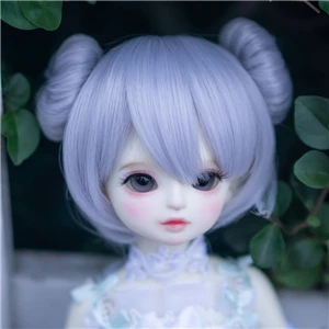 Черный Сделанный на заказ bjd кукольный парик для шарнирной куклы парик для 1/6 bjd куклы длинные прямые двойные цвета парик для sd bjd парик для кукол - Цвет: Черный