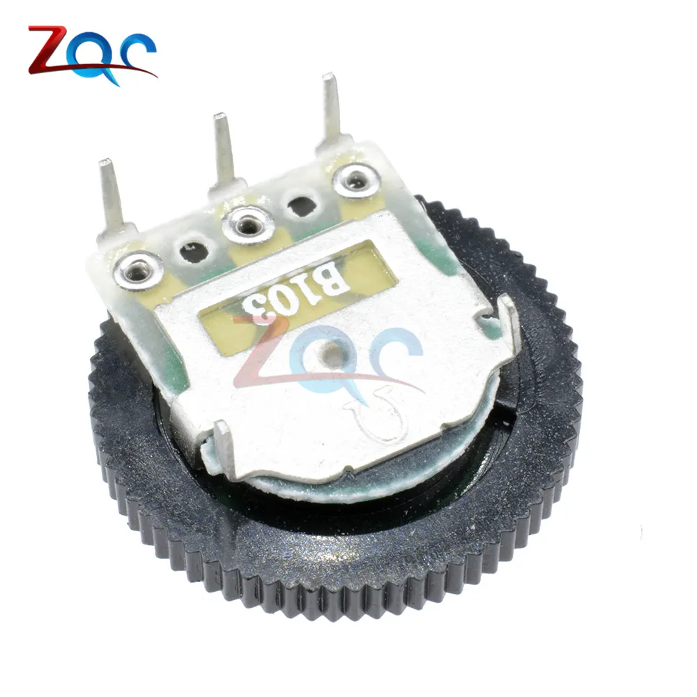 10pcs Dual Potentiometer B103 10K Audio Diameter | Инструменты