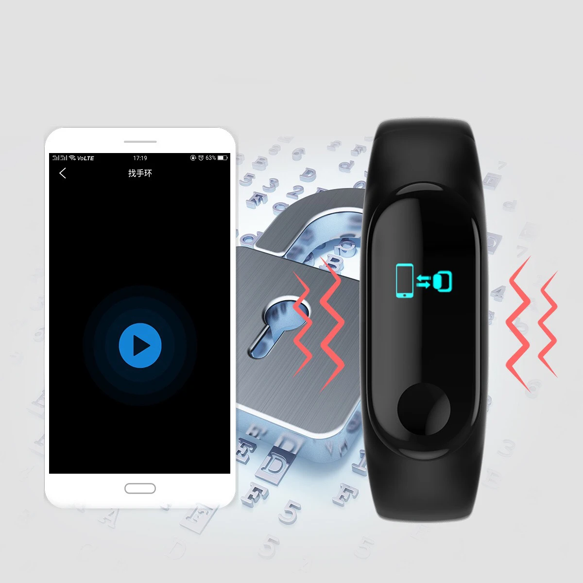 Смарт часы IP67 с usb зарядкой фитнес браслет для занятий спортом на открытом