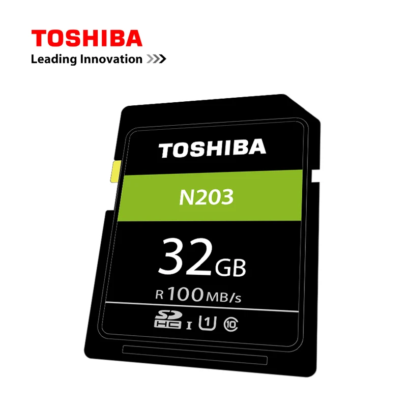 TOSHIBA оригинальная высокоскоростная карта памяти SD 32 ГБ 64 128 sd U1 с поддержкой