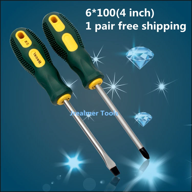 2pcs/pair 6*100 Magnetic Screw Driver DIY Repair Tool Torx Screwdriver for Practical Controller | Инструменты