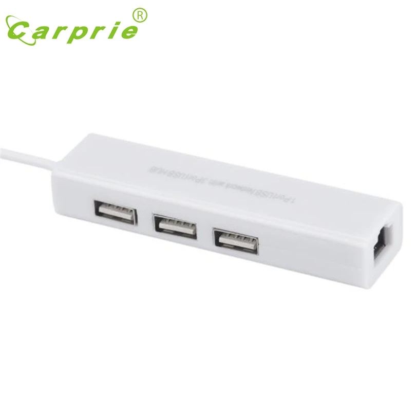 Адаптер CARPRIE Micro USB для сетевой локальной сети Ethernet RJ45 с 3 портами 2 0 хаб адаптер Mar9