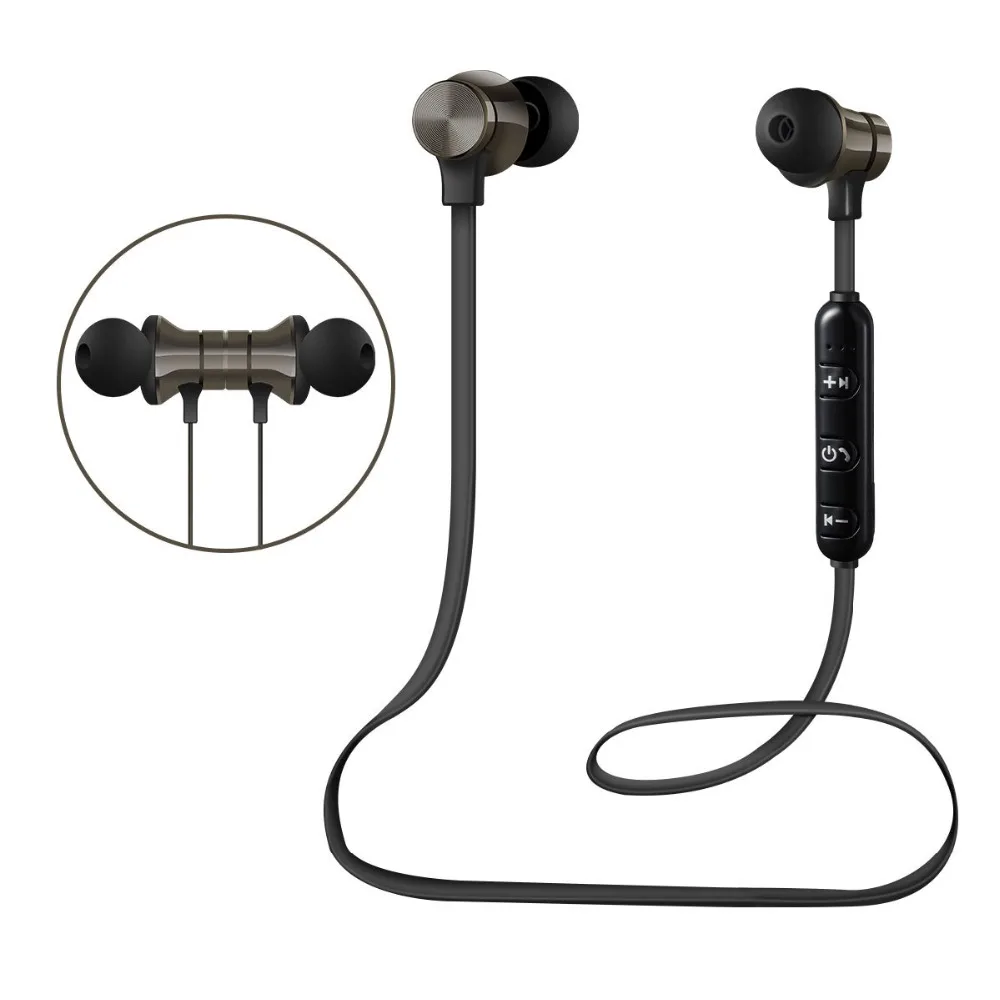 XT11 Новые беспроводные Bluetooth наушники стерео гарнитура спортивные магнитные с