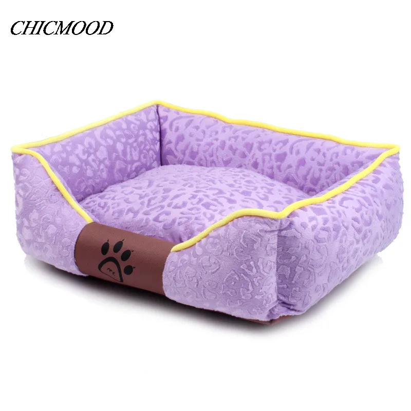 Роскошный флисовый диван-подушка для щенка или кошки водонепроницаемое дно