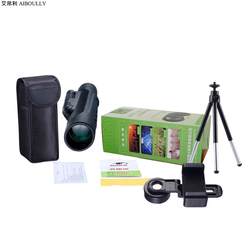 Монокулярный телескоп 10X уличная спортивная лупа полевой инструмент для