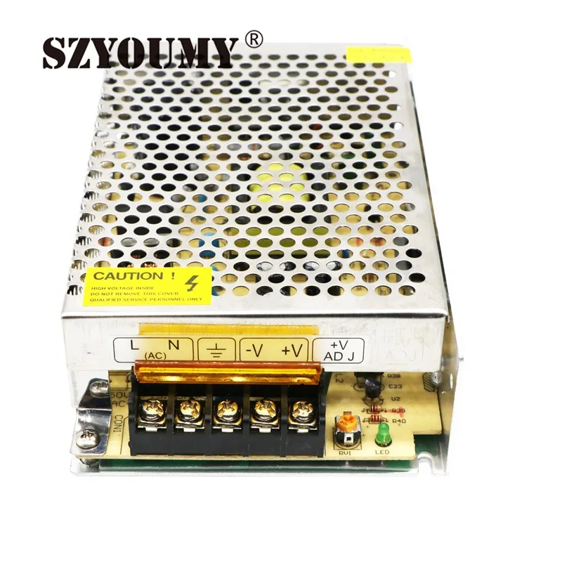 SZYOUMY 60 Вт 5A 12 В светодиодный импульсный источник питания AC110V 220 к DC12V силовой