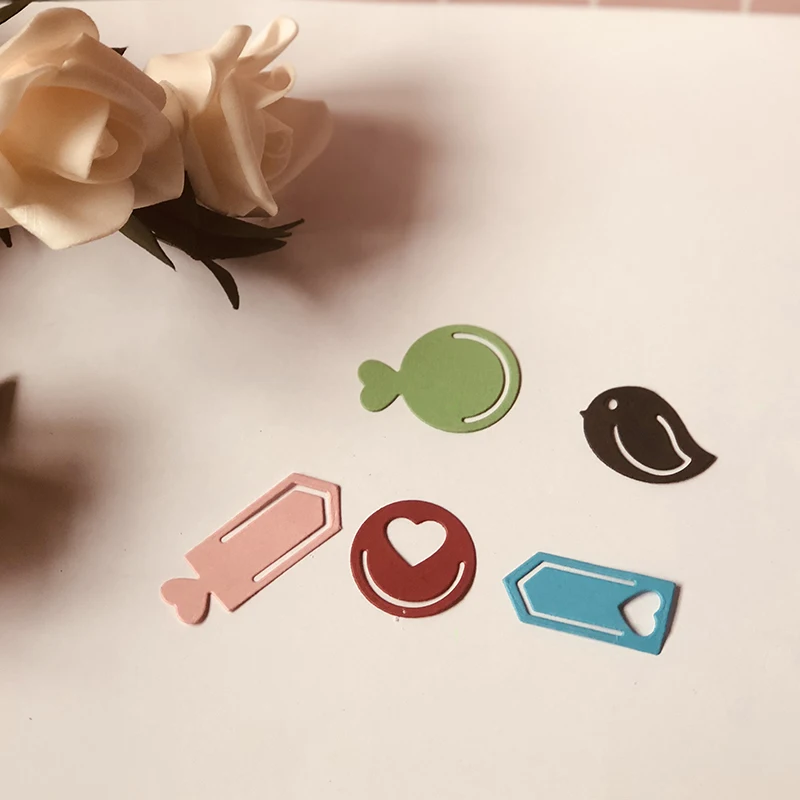 5 шт. в форме сердца геометрические формы металлические режущие штампы для