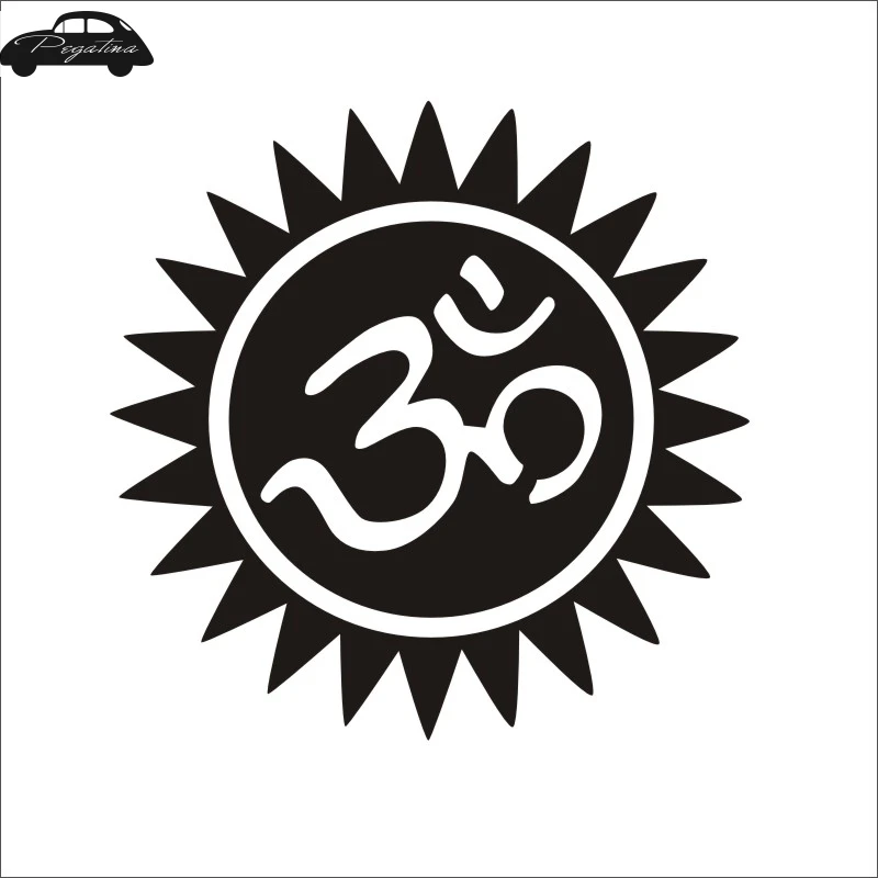 Наклейка для автомобиля OM Yoga наклейка &quotЙога&quot Muur s плакаты виниловые наклейки
