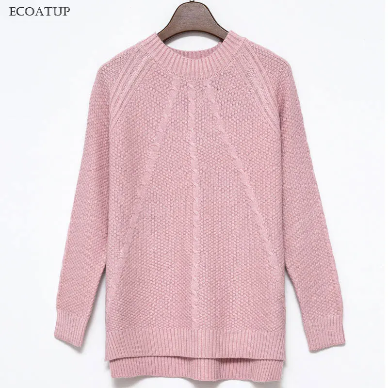 Женский свитер оверсайз модные дизайнерские свободные пуловеры с завязками