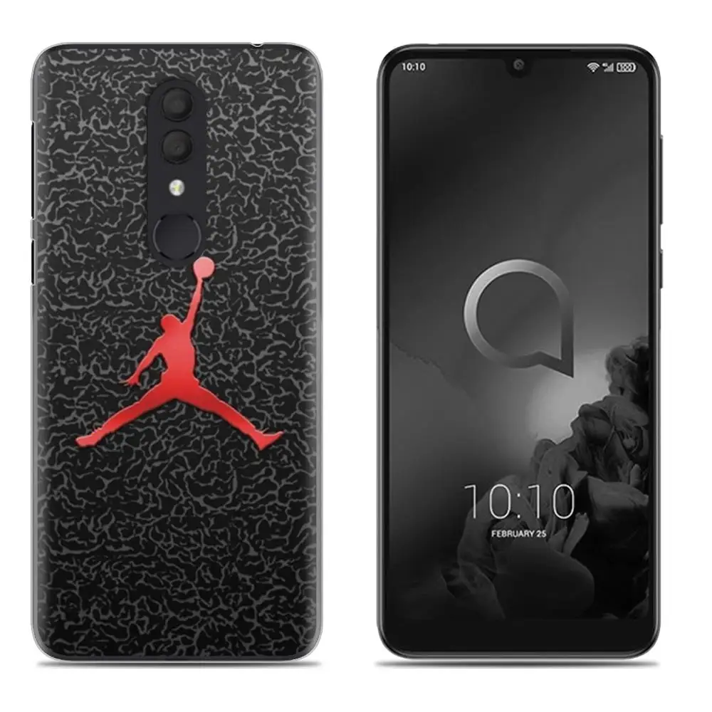 3 Ударопрочный чехол для телефона для Alcatel 3()/5053 цветной Мягкий силиконовый чехол из ТПУ с рисунком - Цвет: 3