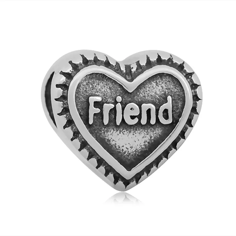 Классический уход из нержавеющей стали серии друзья сестра Роза Клевер резьба