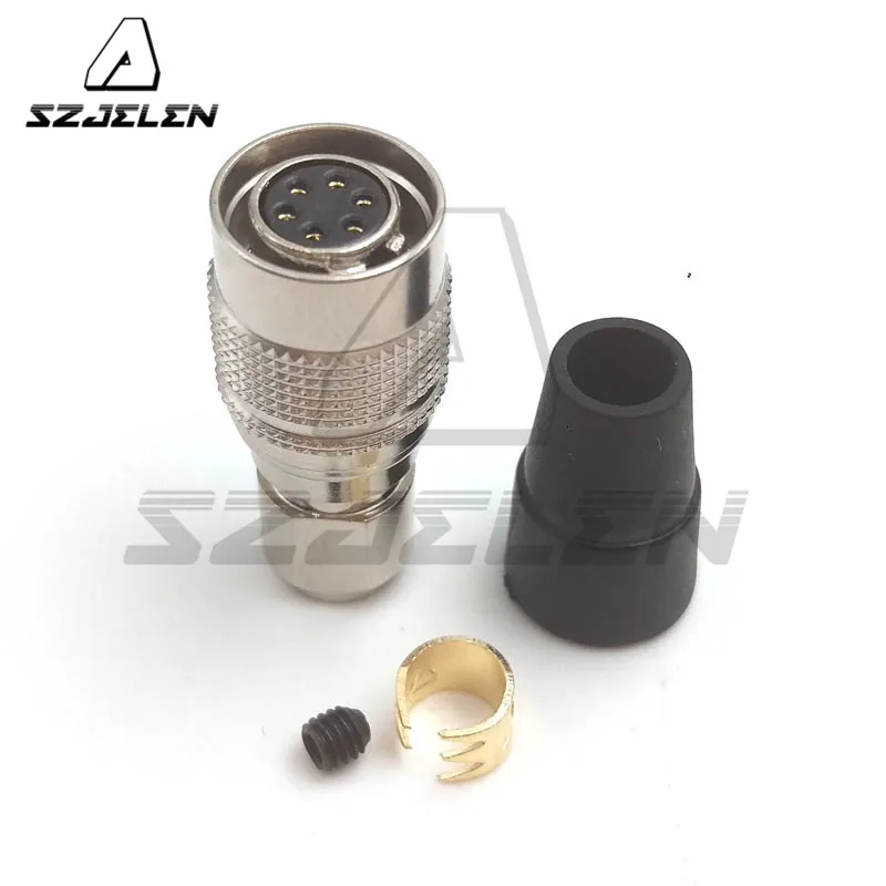 Hirose 6 контактный разъем для подключения кабеля фотокамеры|connector plug|connector industrialplug