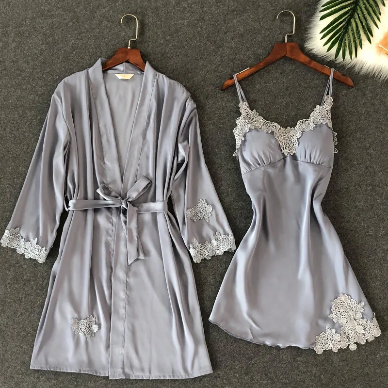 Женские пижамные комплекты MECHCITIZ с длинным рукавом и рукавом|satin pajama sets|women satin