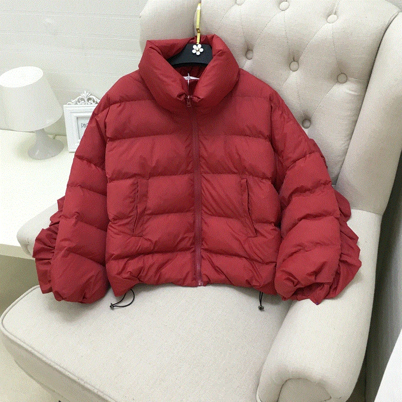 Женская зимняя куртка короткая НОВАЯ тонкая женская модная теплая верхняя