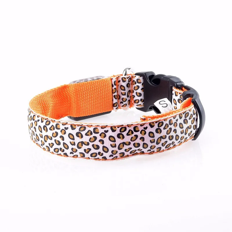 Ошейник для собак FML Leopard 2 5 см светодиодный режима|led pet dog collar|dog collarpet collar |