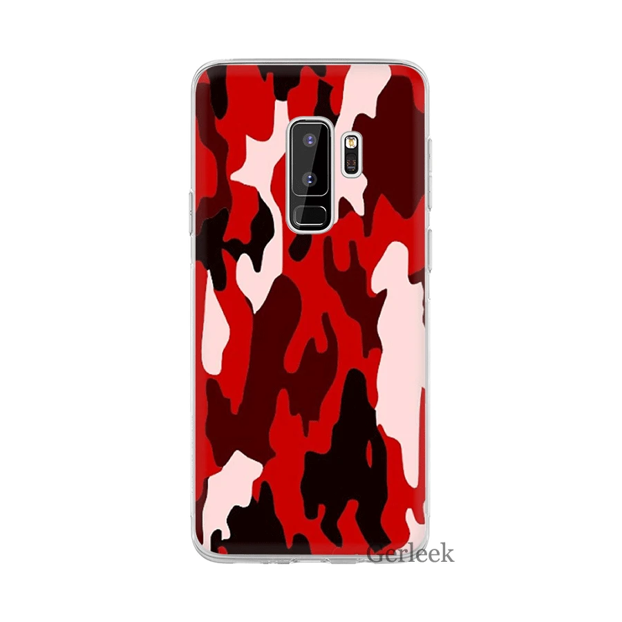 Desxz зеленый армейский камуфляжный чехол для телефона Samsung Galaxy A3 A5 A6 A8 A7 A9 Plus 2018