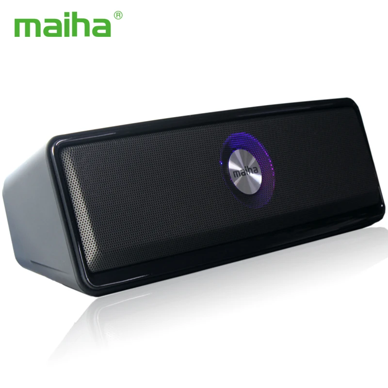 Портативная Hi-Fi Bluetooth-Колонка MAIHA 008 беспроводная стерео-колонка с усиленными