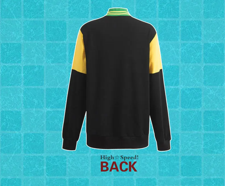 

[STOCK]Anime Free! Iwatobi Swim Club Makoto Hazuki Nagisa Spring Thin Fleece Cotton Jacket S-XXL 2017 NEW