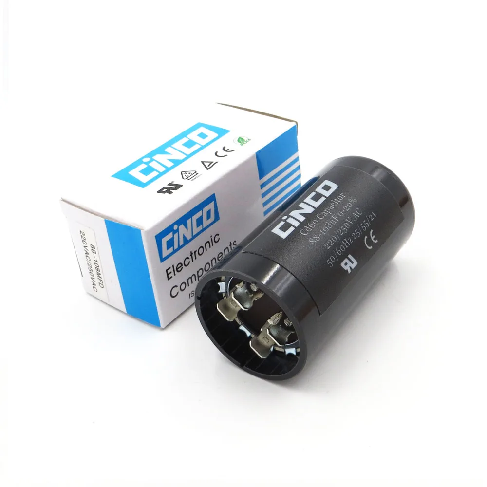 88 108MFD 220 V 250 275 CD60 пусковые конденсаторы двигателя RV запуск ing 108 mf uf компрессор HVAC