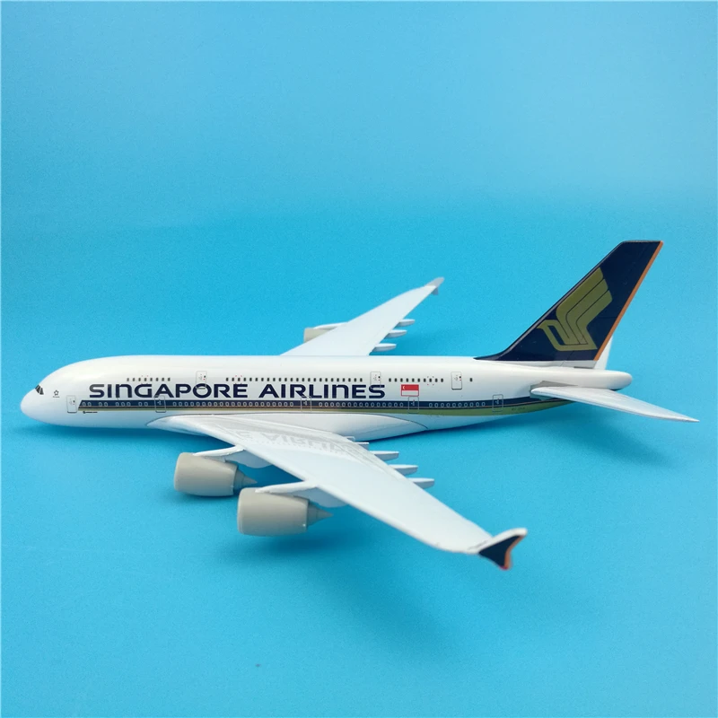 20 см A380 Singapore модели самолета самолетостроение Аэробус дыхательные пути модель