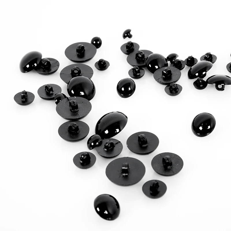 Free shipping 100pcs/lot Black mushroom buttons DIY fabric toy doll eyes button baldheaded children decorative 10mm-25mm | Дом и сад