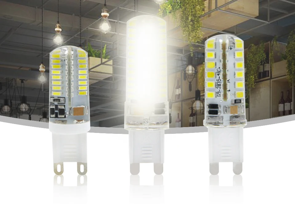 YNL 10 шт. лампада G9 светодиодный светильник 220V 3W 2W 3014 SMD3014 360 Угол луча Luz Bombillas лампады de светодиодный G9 светильник лампы Точечный светильник