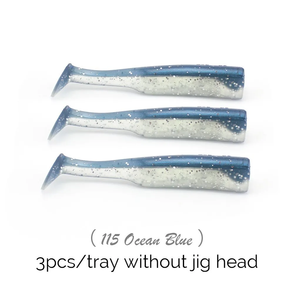 115 Ocean Blue W& K Swing Shad Приманка 9 см x 8 г Swimbaits Черный Гольян действие Мягкая приманка Pro рыболовные снасти для большой рыбы рыболовные советы рок-рыба приманка - Цвет: 115 Ocean Blue