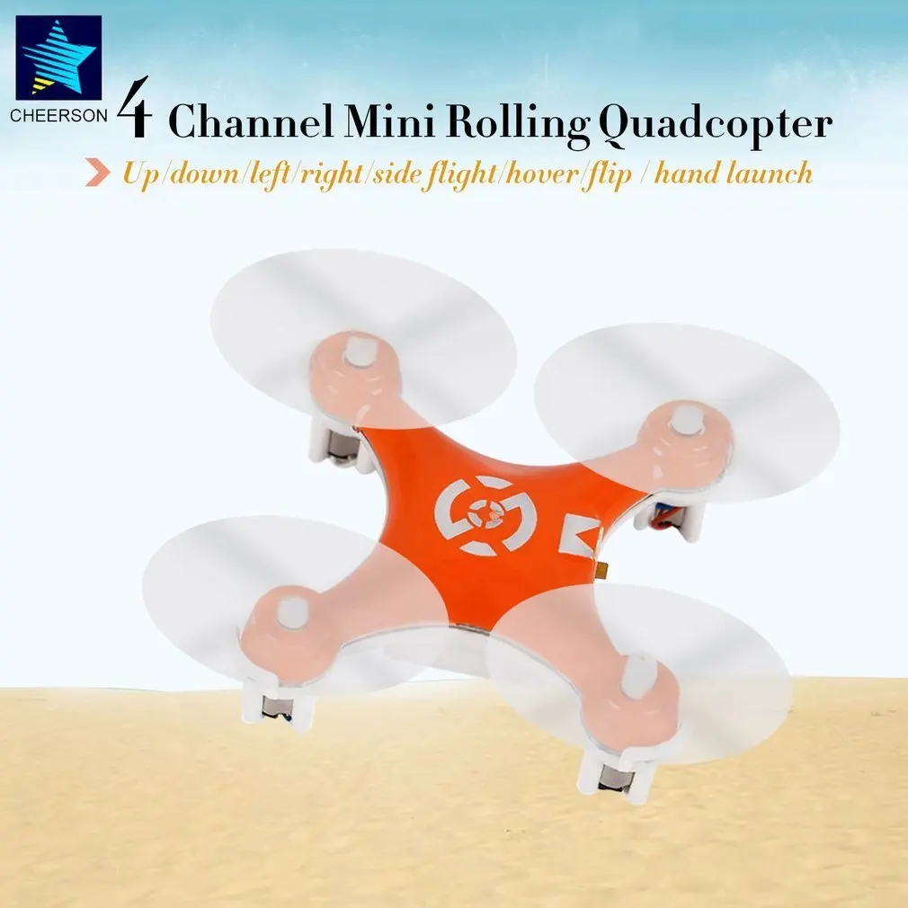 Радиоуправляемый мини-Квадрокоптер Безголовый с 6 осями для Cheerson CX-10 2 4G 4CH |