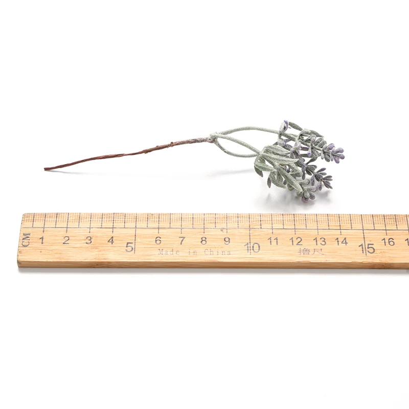 Искусственный цветок лаванды пластиковый букет растений для свадьбы дома