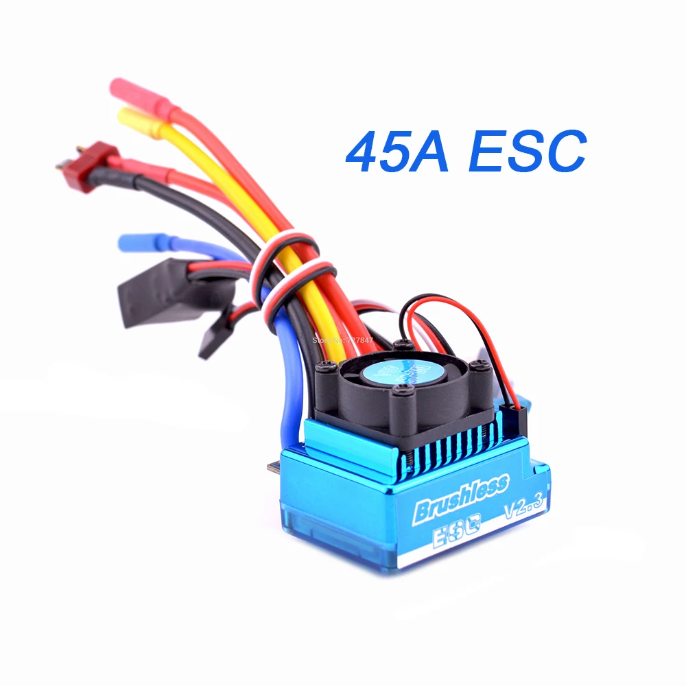 Водонепроницаемый 3650 3900KV/3660 3300KV/3670 2150KV бесщеточный двигатель 60A 80A 120A бесщеточный комплект ESC комбо для 1/8 1/10 RC автомобилей