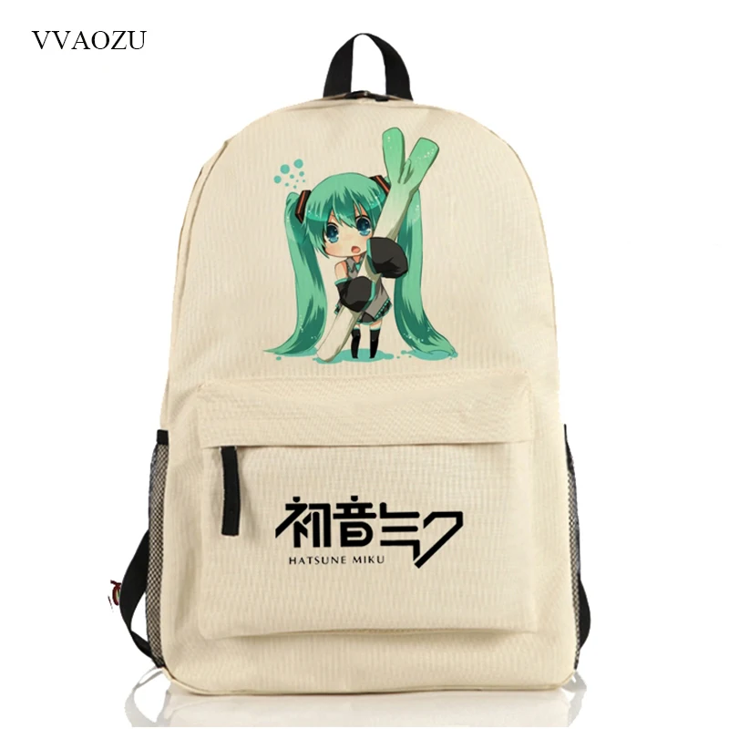 Аниме Хацунэ Мику Vocaloid COS рюкзак сумки на плечо студенческий рюкзак школьные сумки для мальчиков девочек Mochila