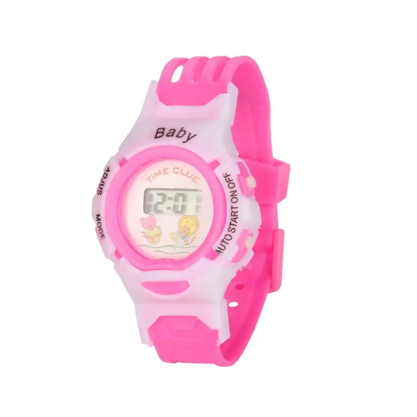 Модные туфли с вырезными элементами и LED WatchDouble Дисплей для маленьких мальчиков