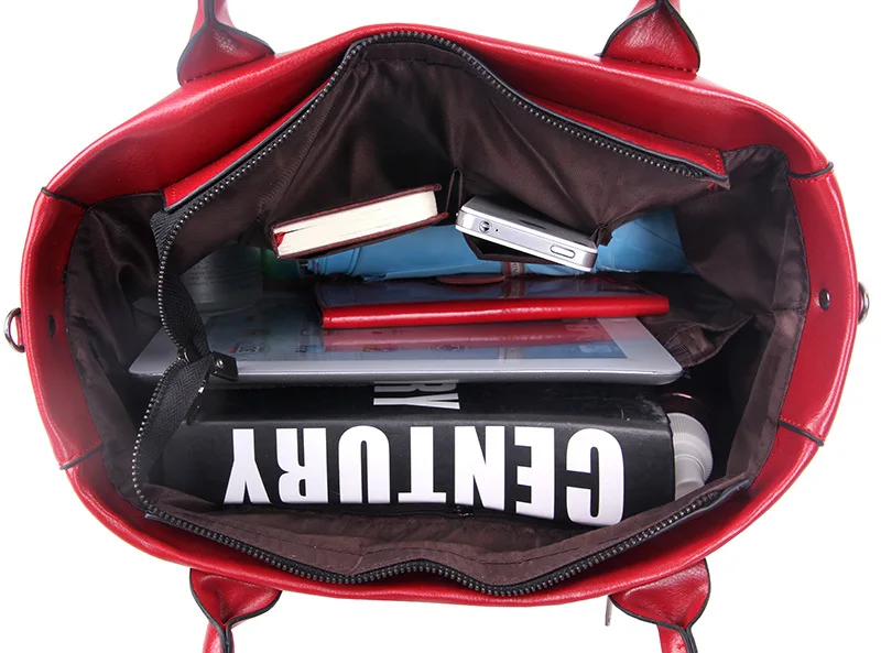 2018 Новый Модный комплект из 4 предметов женские сумки-мессенджеры + сумки сумка на