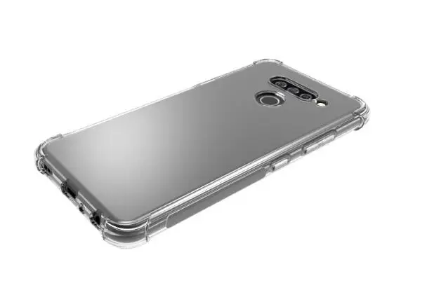 Для LG Q60 K50 K40 K12 Max Plus Prime прозрачный чехол + закаленное стекло Мягкий ТПУ гелевый