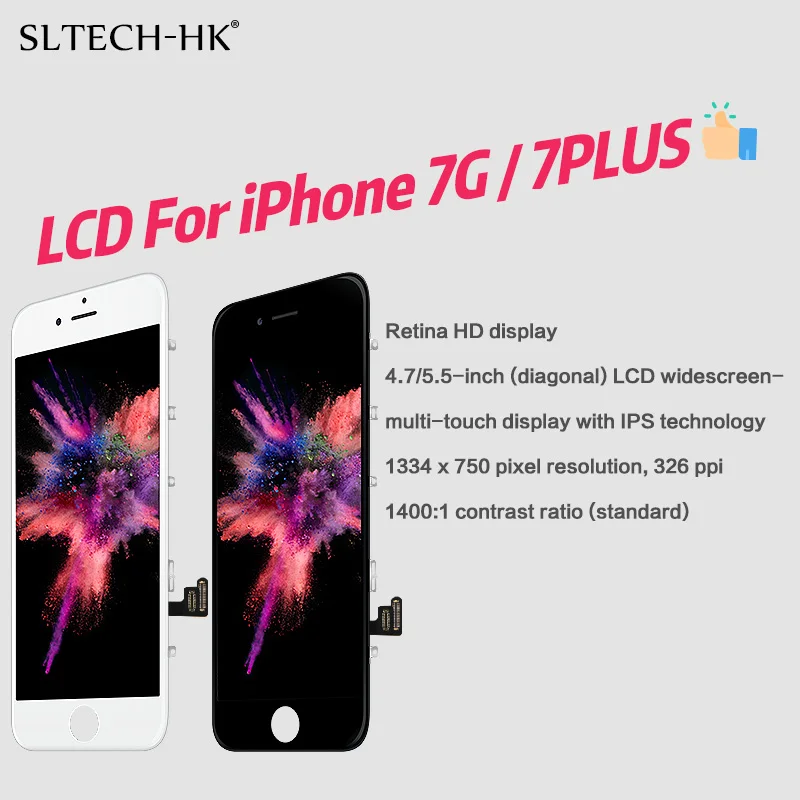 ЖК экран AAA + для iPhone 6 7 8 Plus сменный 5 X XR XS MAX без битых пикселей с 3D сенсорным