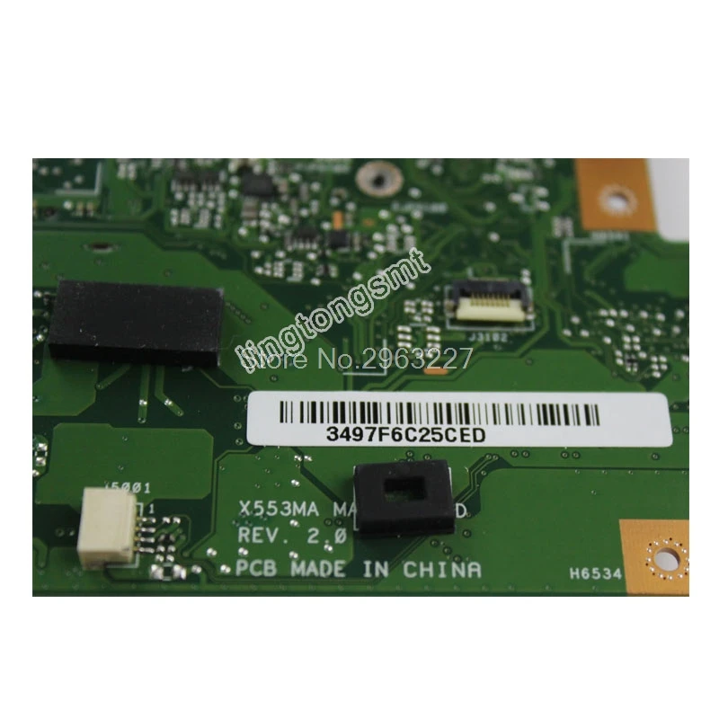 Новая 4 ядра N2930/N2940 X553MA материнская плата REV2.0 для For Asus A553M X503M F503M ноутбука |