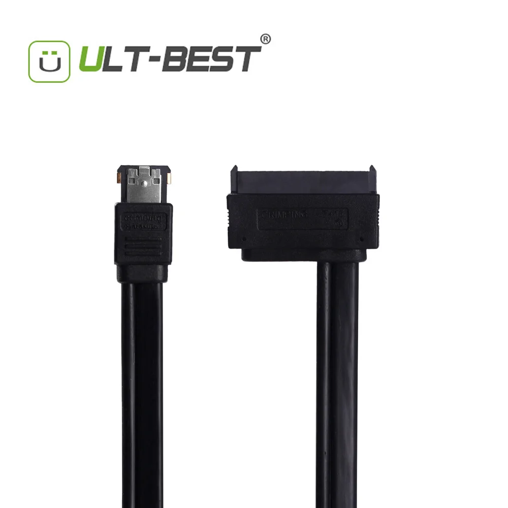 Кабель переходник ult best eSATA USB eSATAp для жесткого диска с двумя разъемами питания 12 В