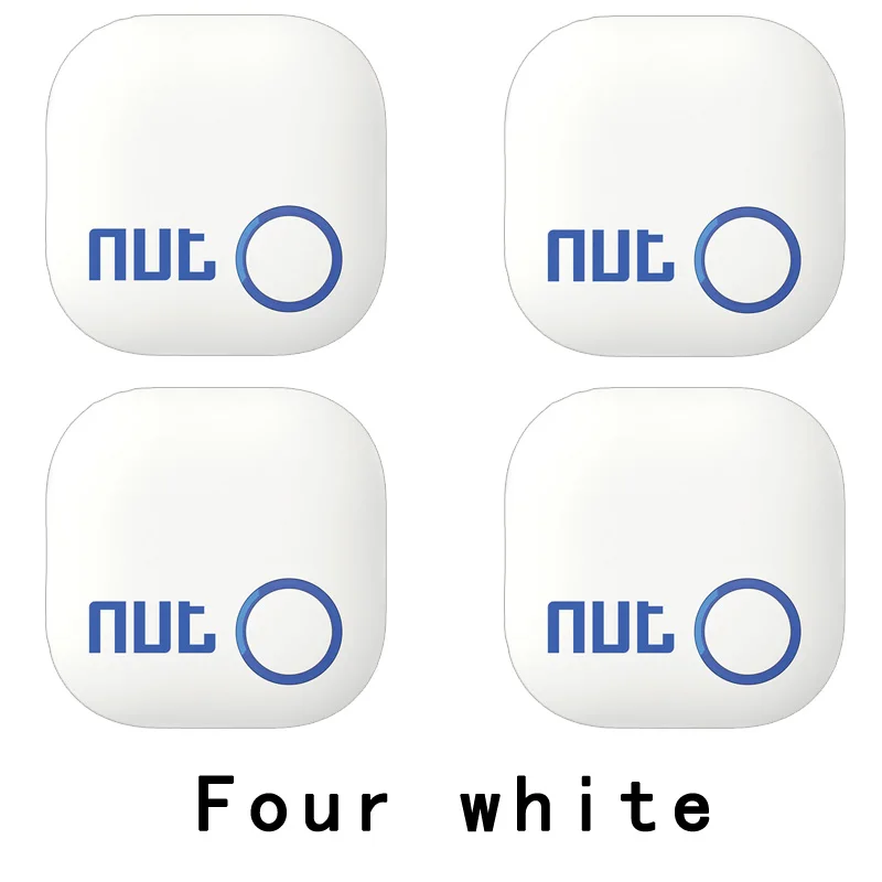 Four Pieces Оригинальные гайки 2 Smart key finder Bluetooth трекер Nut2 Смарт iTag Беспроводной анти-потерянный напоминание как кошелек багажа трекер - Цвет: Four Pieces