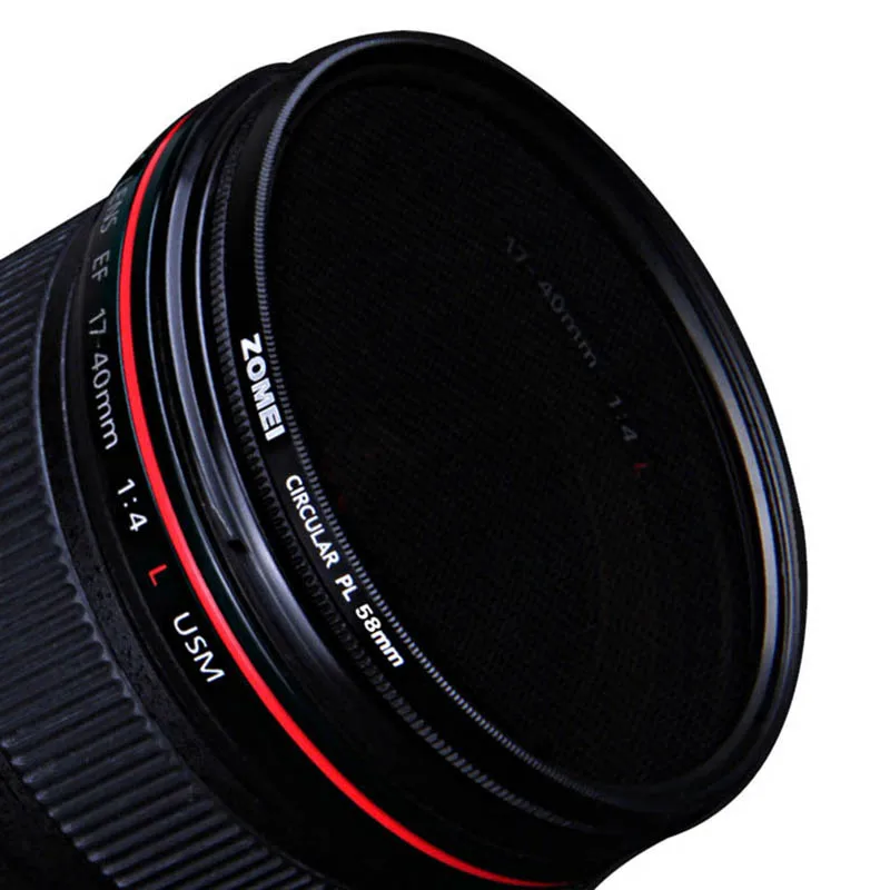 Zomei 62mm CPL Filter CIR-PL Circular Polarizing for Canon Nikon Sony Olympus Pentax Camera Lens 62 mm | Электроника