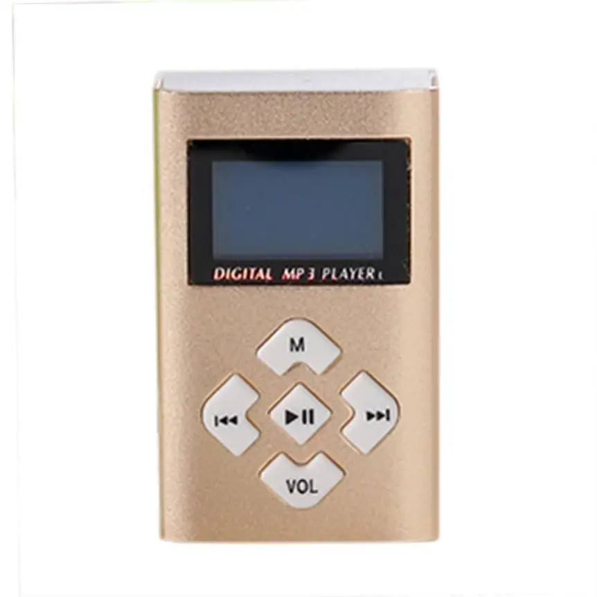 Мини mp3 плеер Mosunx 2019 USB ЖК экран поддержка 8 Гб Micro SD TF карт MP3 музыка Прямая