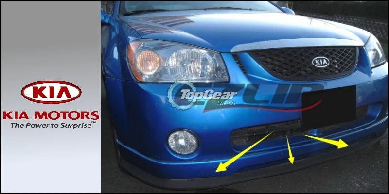 Бампер для губ отражатель губы для KIA Cerato Sephia Spectra 5 LD 2003~ 2008 передний спойлер юбка для автомобиля Тюнинг/обвес/полоса