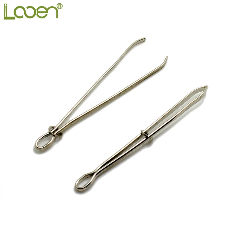 

Looen 2 piece/lot Sewing Tool Stainless Steel Clip for Elastic Band Sewing Craftwork Hand Sewing Stitching Repair Tools
