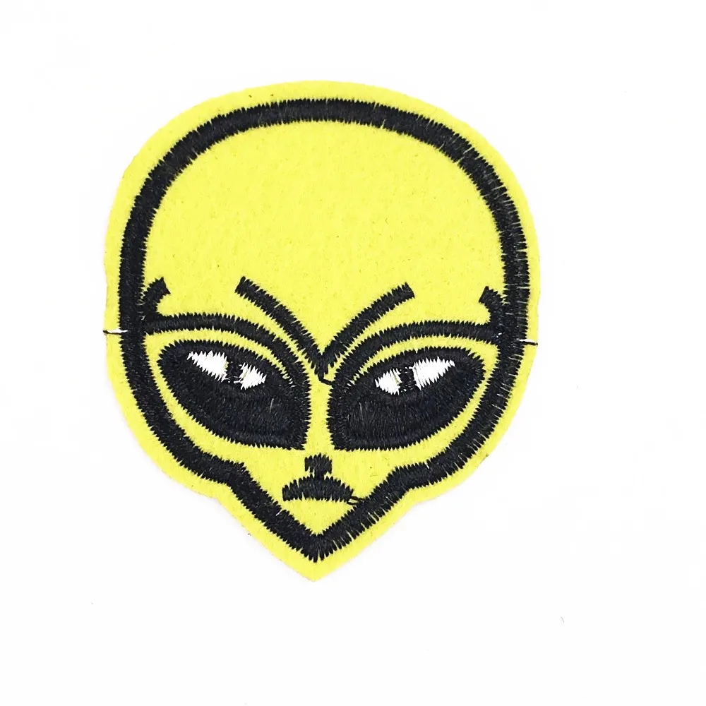 10 шт. пришитые нашивки с вышивкой для одежды железные аппликацией наклейки