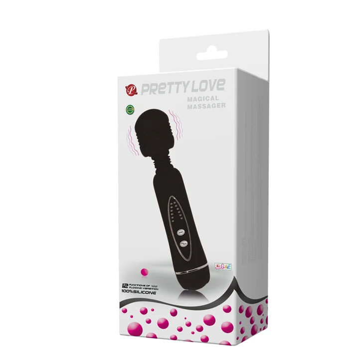 Эротические секс-игрушки Pretty Love полностью силиконовые 12 Скоростей AV Вибратор
