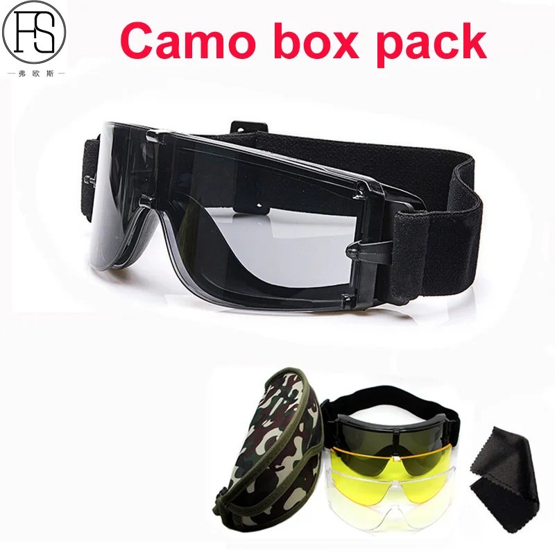 X800 военные очки армейские тактические Пейнтбол Oculos страйкбол Охота