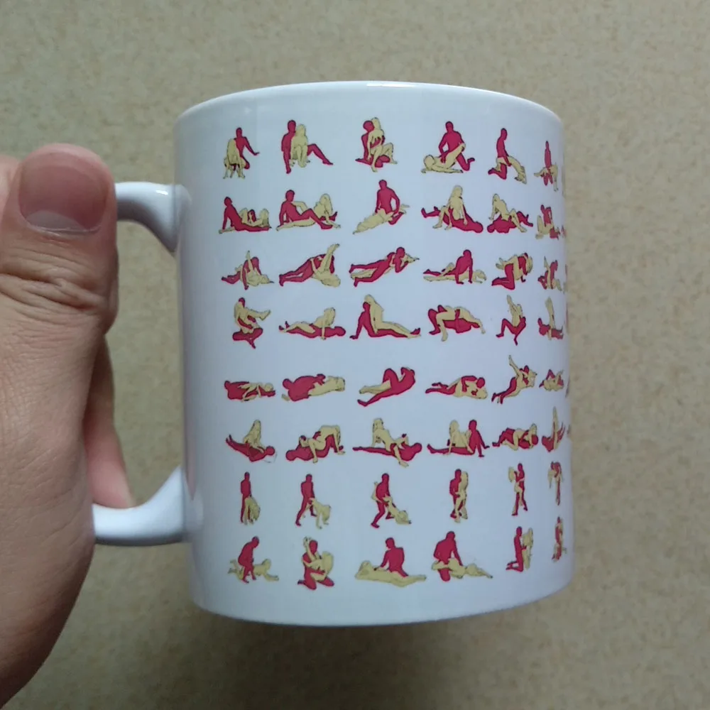 Креативные керамические кофейные чашки и кружки для чая, молока, сока с дизайном 120, эротическое сексуальное положение для мужчин и женщин