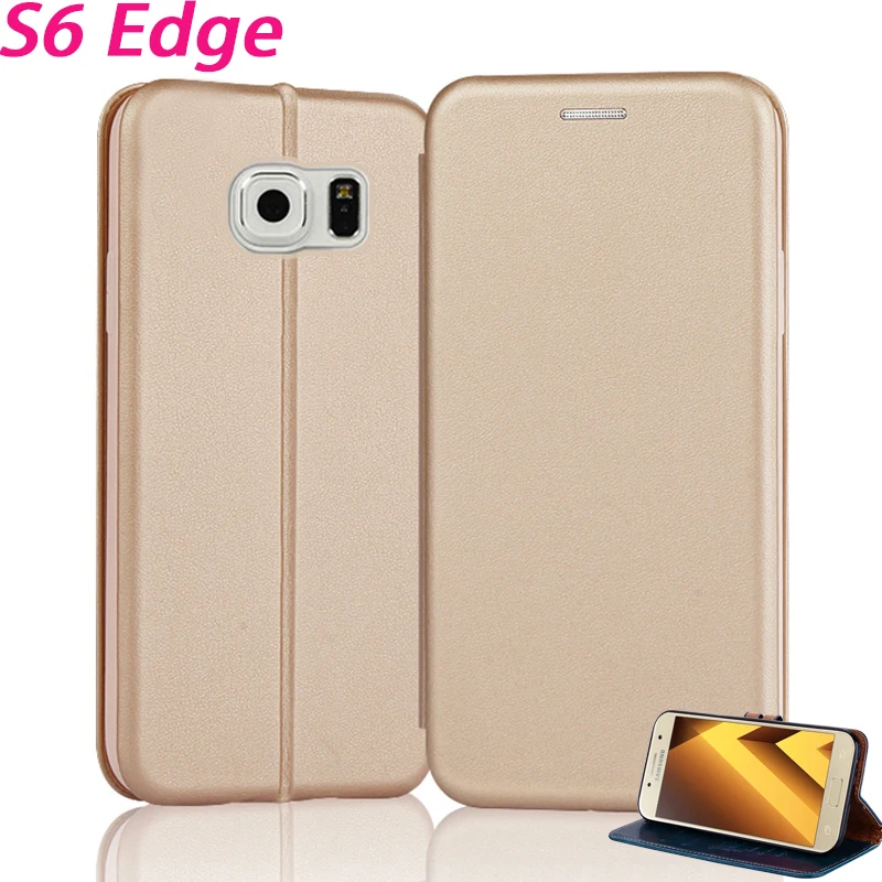 YonLinTan кожаный магнитный чехол для Samsung Galaxy S6 Edge Plus/iPhone 6 s S6edge 5 1 &quotЧехол-книжка