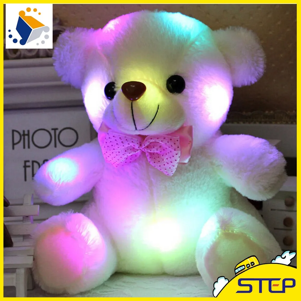 Хит продаж Яркий светящийся плюшевый мишка 20 см светящиеся плюшевые игрушки