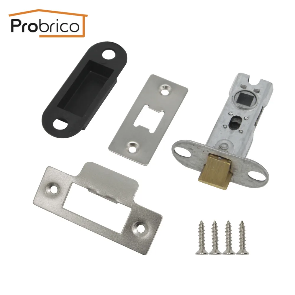 Probrico сатин никель цилиндрический шкафчик аксессуары Европейский замок защелка